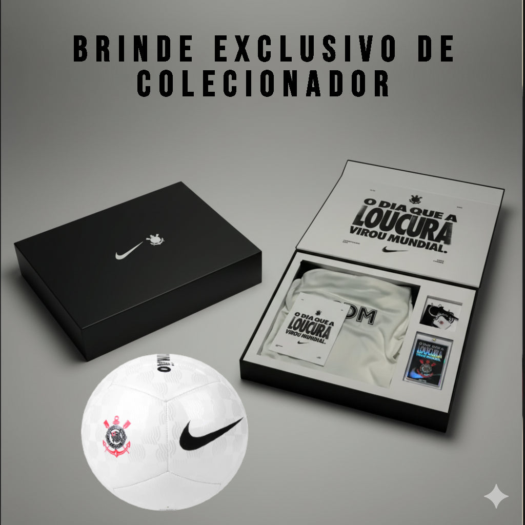 (COMPRE 1 LEVE 3) CAMISA NIKE CORINTHIANS OFICIAL 2025/26 TORCEDOR - EDIÇÃO LIMITADA COLECIONADOR + BRINDE